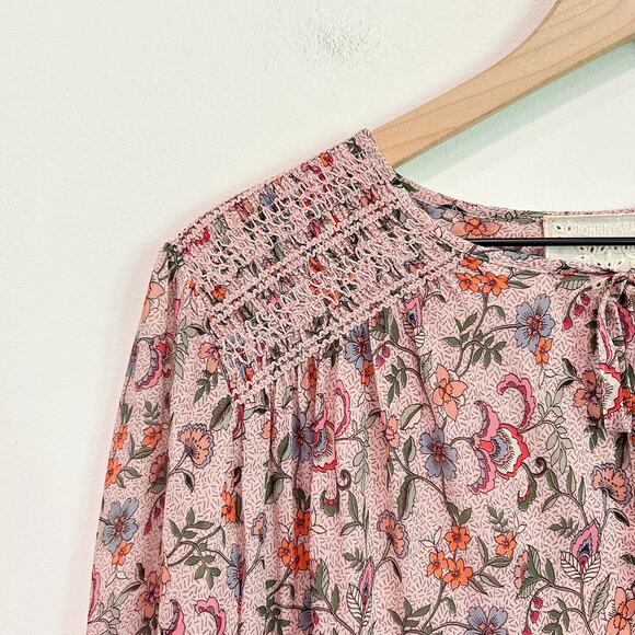 NEW Johnny Was Maha Flora Mini Dress Orange Size S - Picture 4 of 10